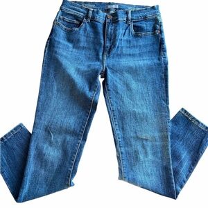 DL1961 Women's DL Performance Florence Skinny Mid Rise Ankle Straight Leg Jeans